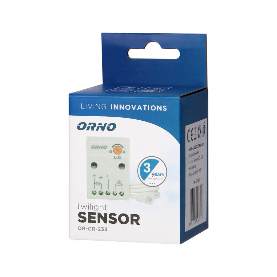 Twilight Sensor With External Probe IP65