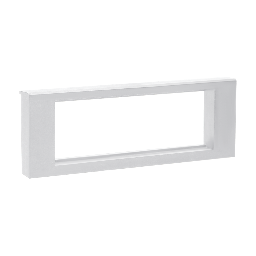 Frame without separators for NORGEN recessed furniture connection panel