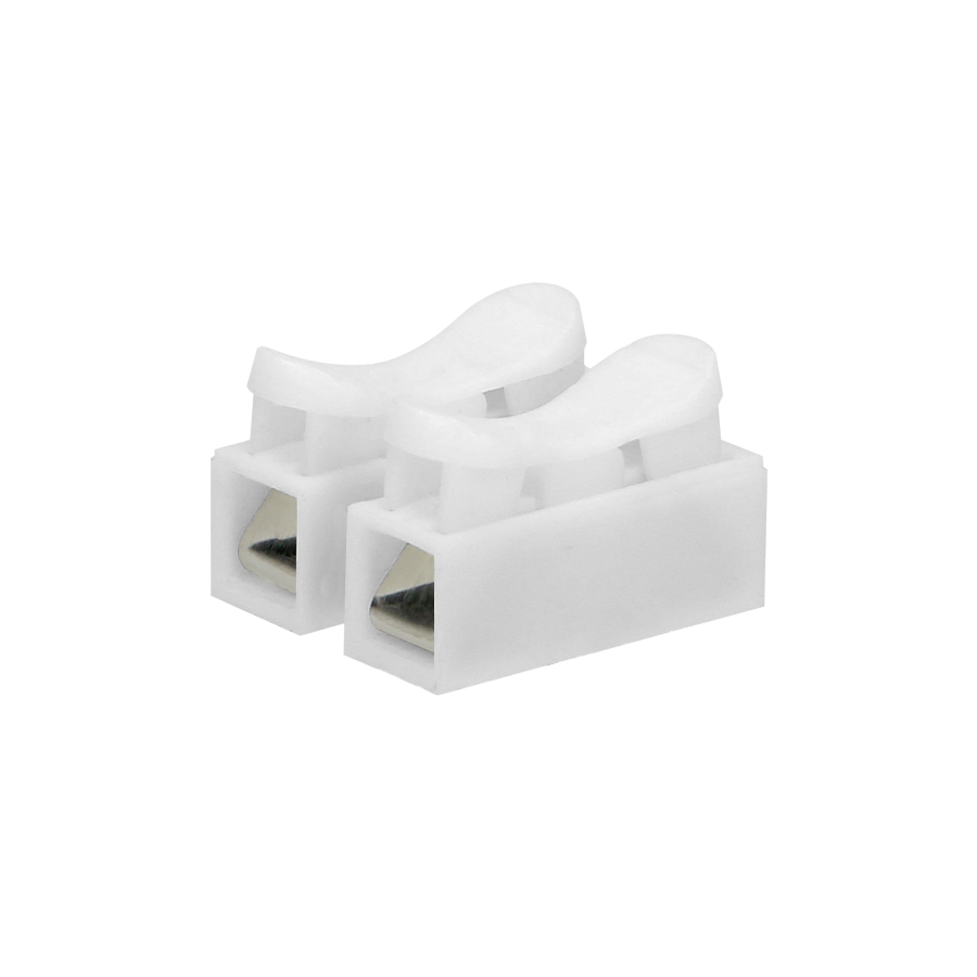 Spring wire connectors. 2 x 2.5mm² IEC 250V/5A, 10 pcs