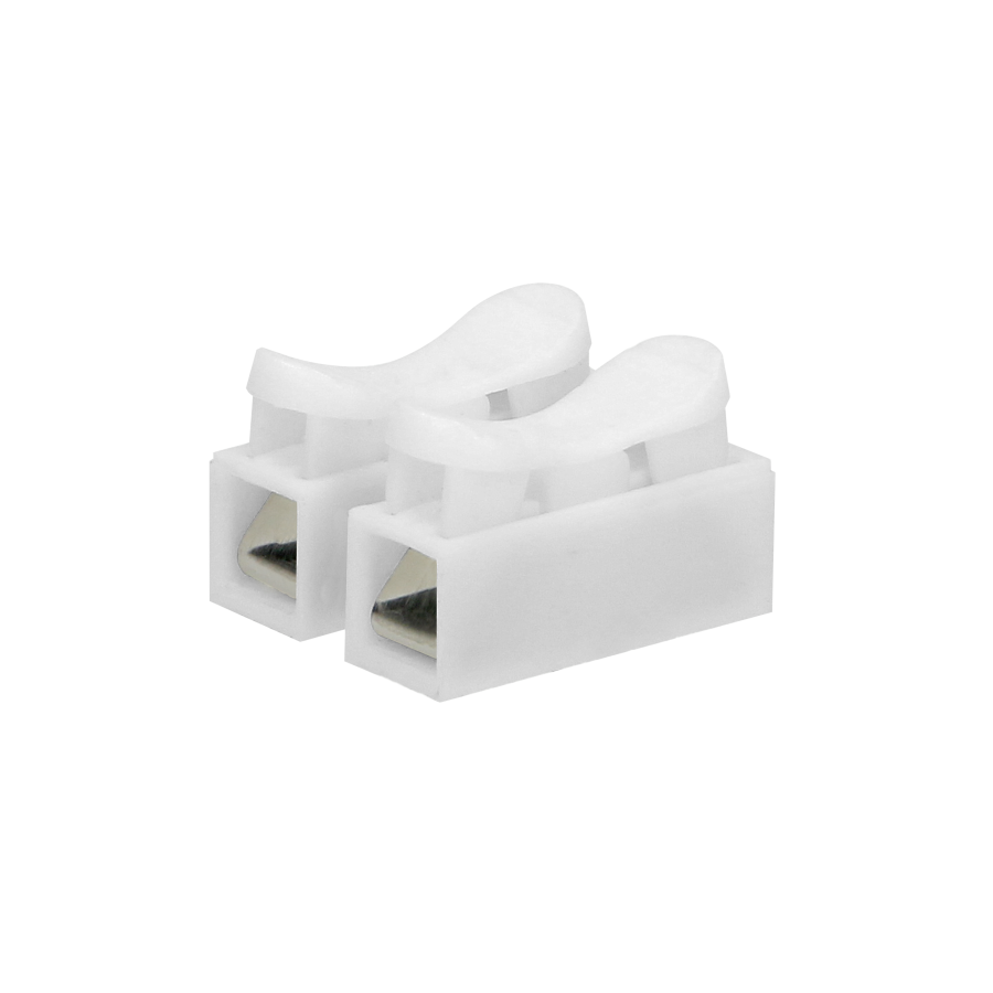 Spring wire connectors. 2 x 2.5mm² IEC 250V/5A, 100 pcs