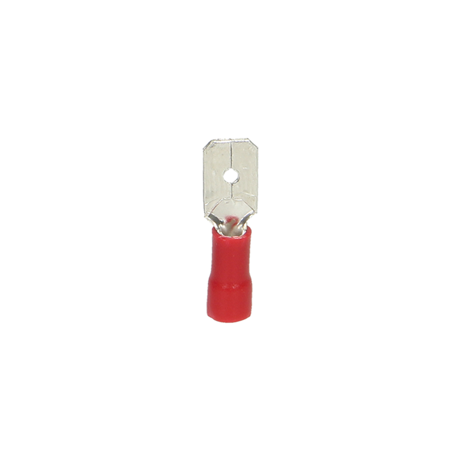 Insulated blade terminal, max. section 1mm², width: 6.3mm, blister pack: 10szt