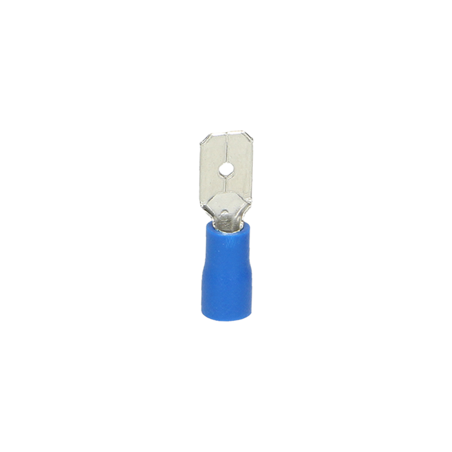 Insulated blade terminal, max. section 2.5mm², width: 6.3mm, blister pack: 10szt