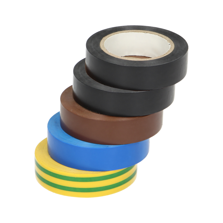 Set of 5 insulation tapes: each 19mm wide, 20m long