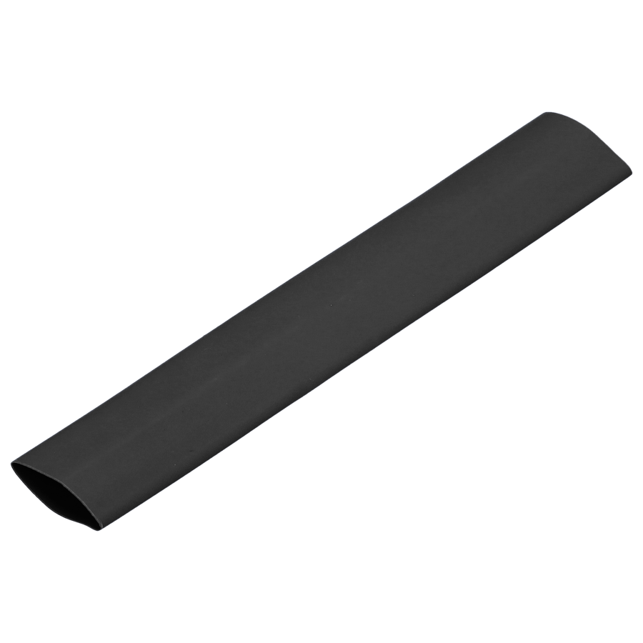 Heat shrinkable tube Ø 13mm, 1m long, black, in blister pack