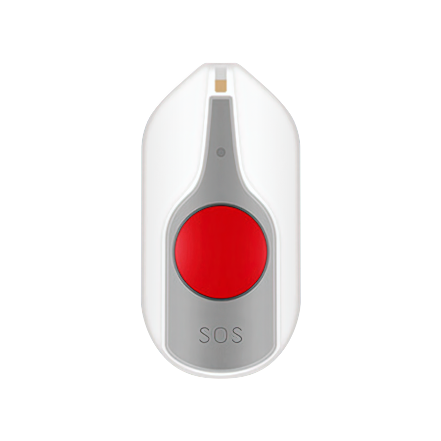 SOS doorbell button, battery-powered, for wireless doorbells, SIGO series, white