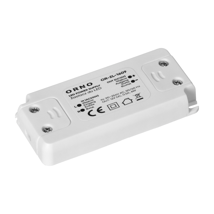 LED driver AC/DC 12V/6W