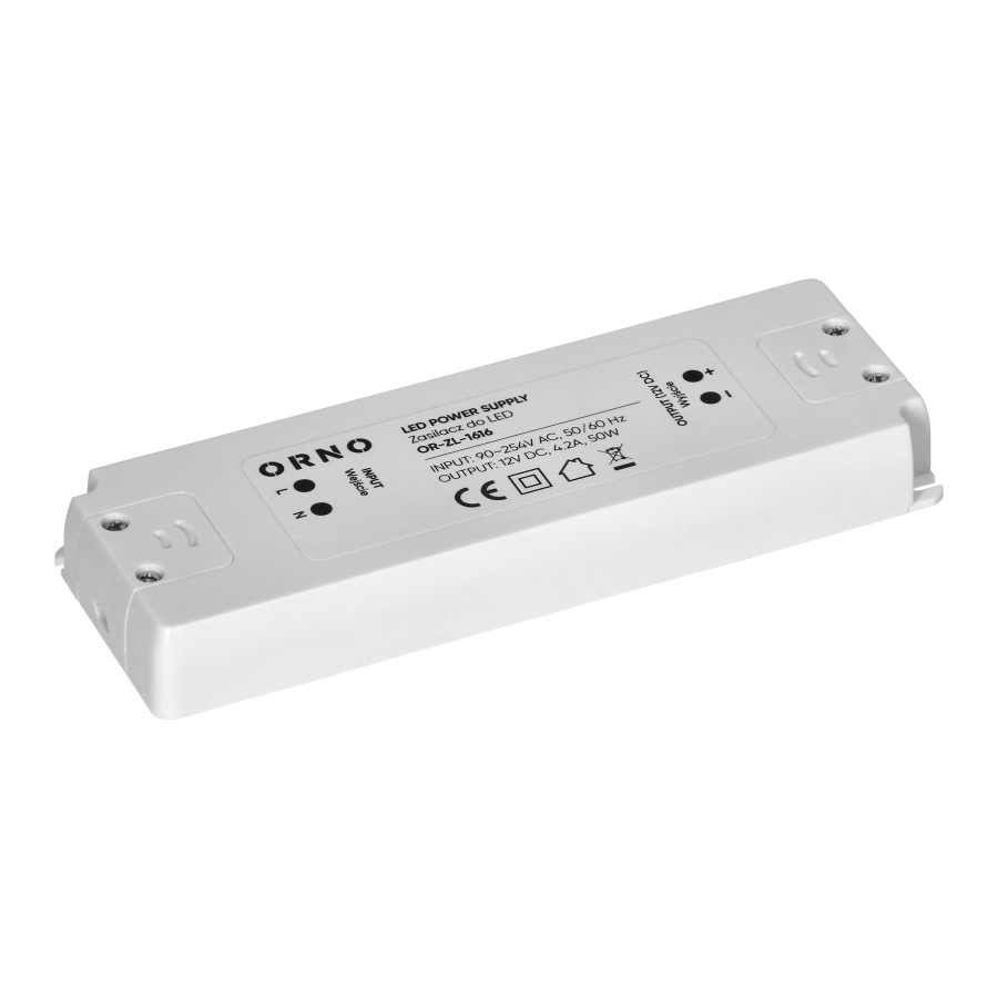 Zasilacz do LED 12VDC 50W, IP20