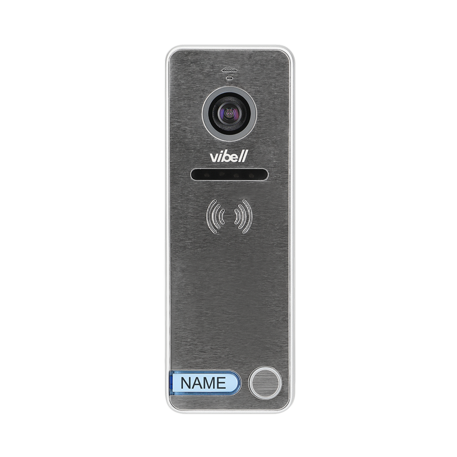 Video camera for the extension of VIBELL series, vandal-resistant