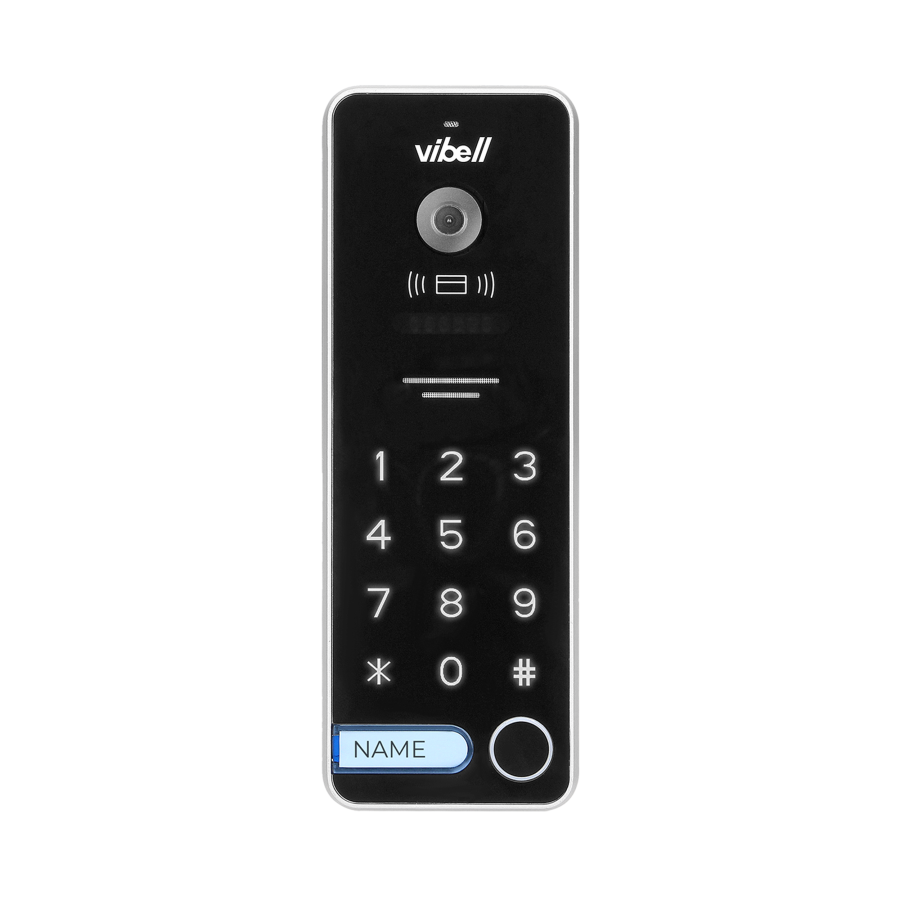 Video camera for the extension of VIBELL series, with keypad