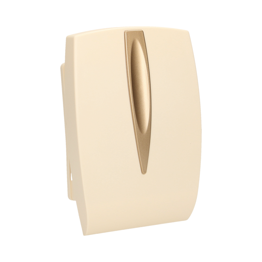 Two-tone Gong doorbell, 230V, beige