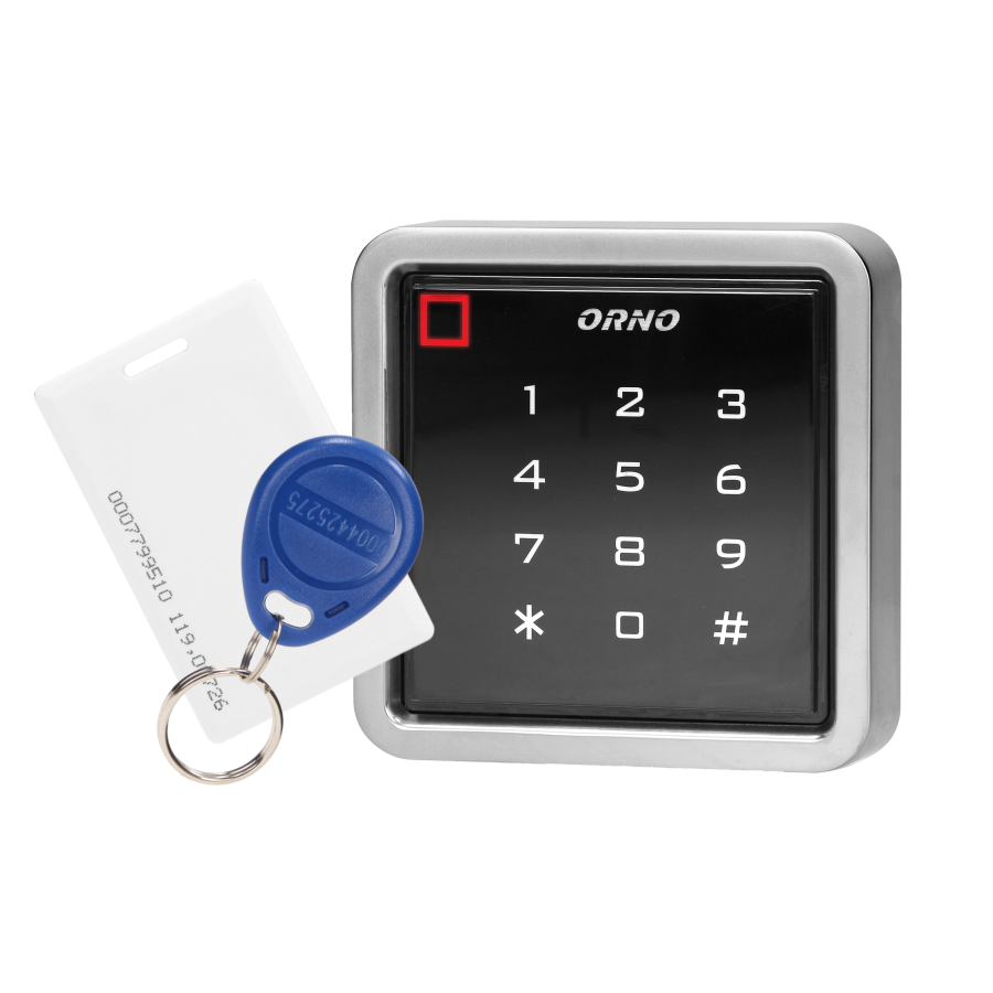 Code lock with card and proximity tags reader, IP68, 1-relay