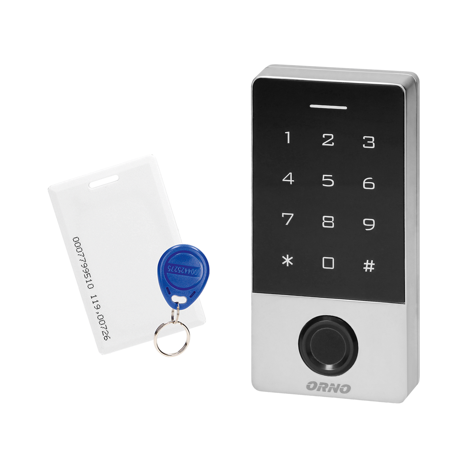 Code lock with touch keypad, proximity tag/card reader and call button ...