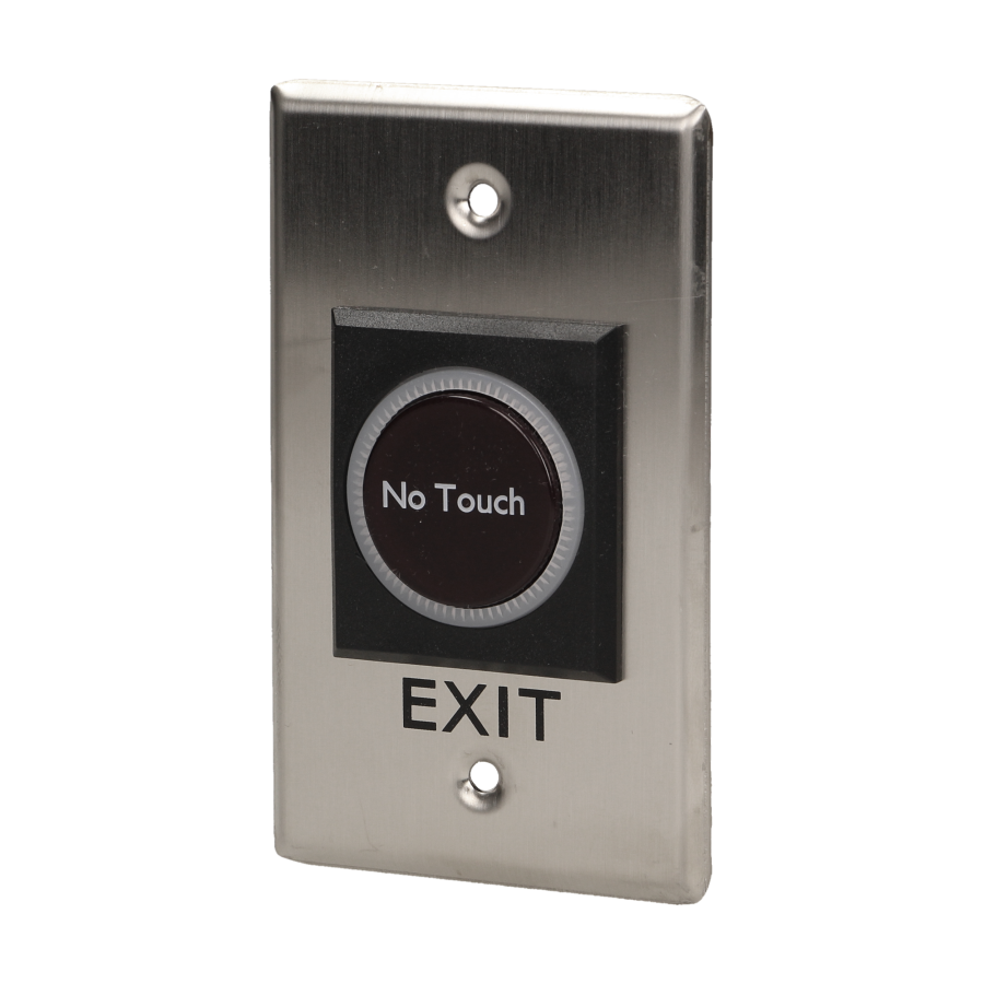 Exit button, touchless