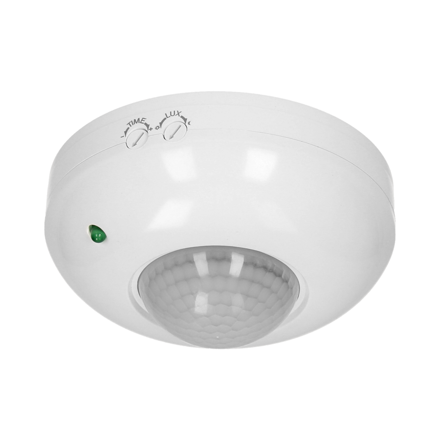 Czujnik ruchu 360st. IP20, 1200W, biały