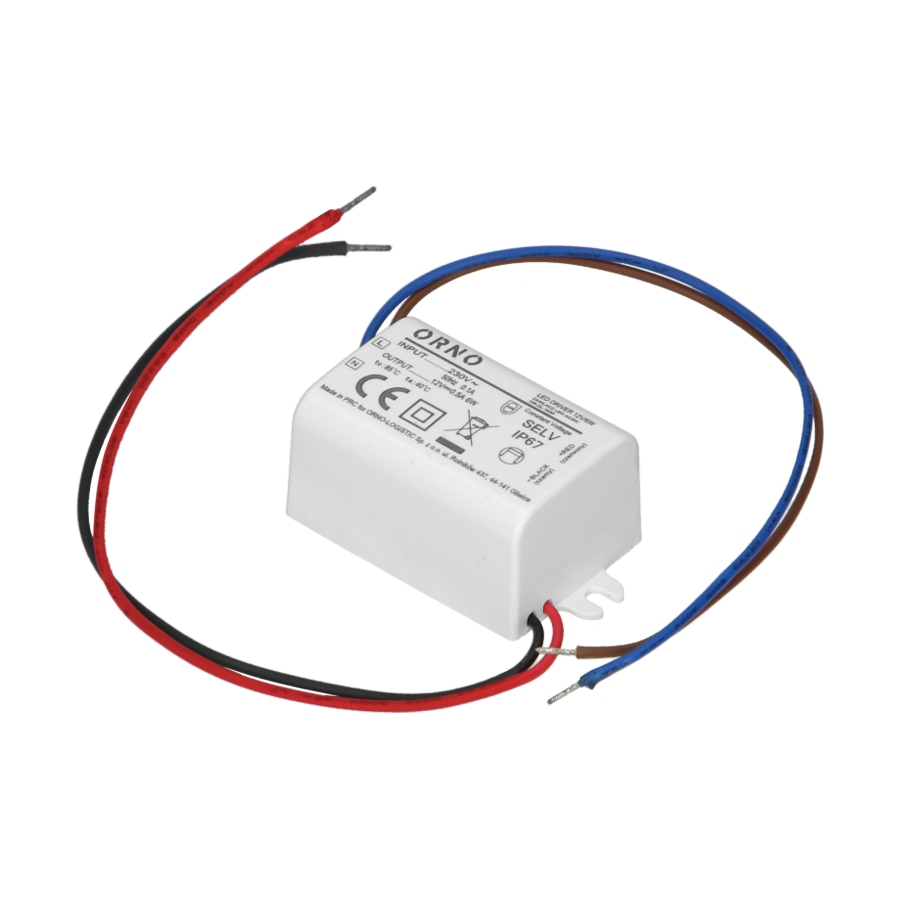 Power supply for LED, MINI, IP67, 6W, 12V