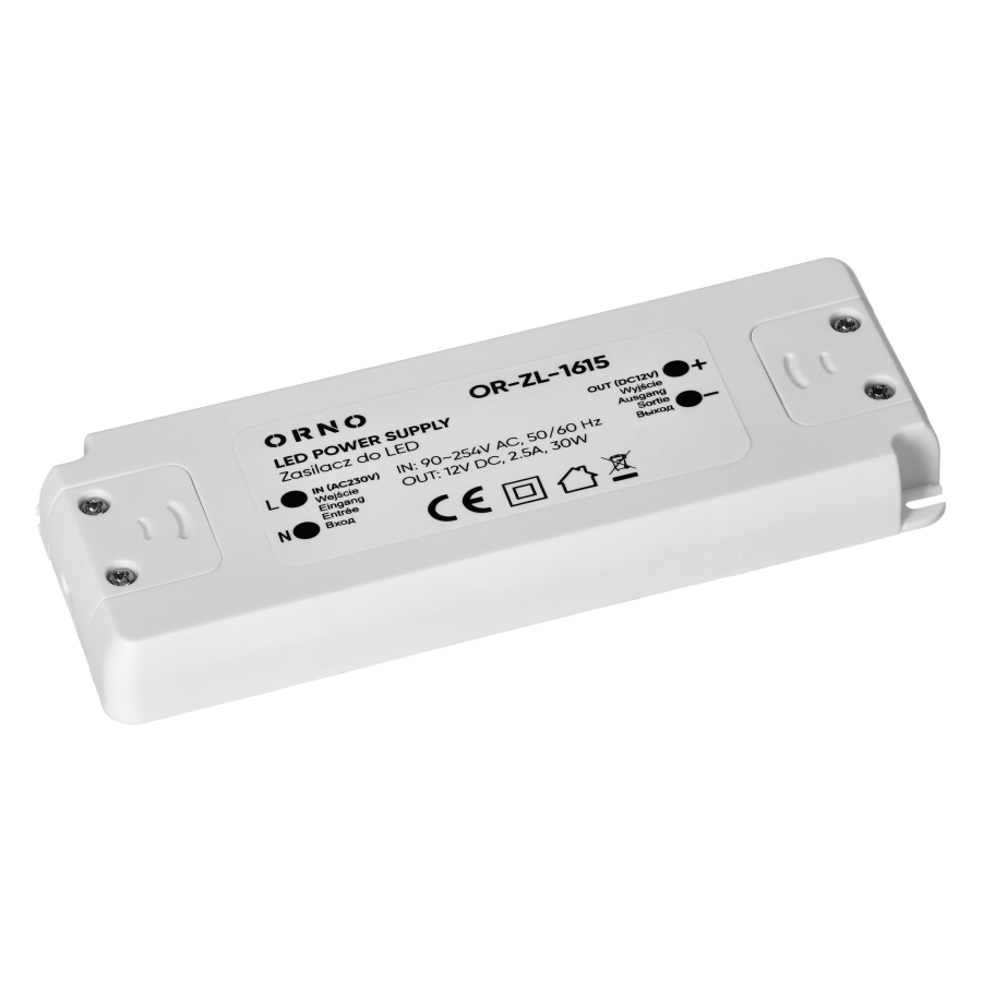 Zasilacz do LED 12VDC 30W, IP20