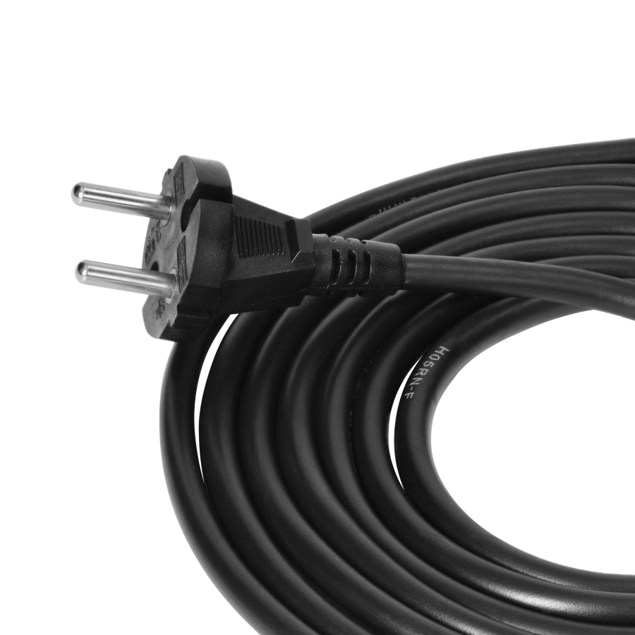 Connection cable, rubber plug, 2x1.5mm2, 3m