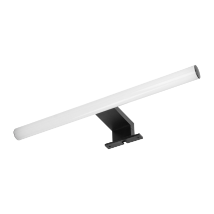 PEEGEL LED 6W, Lampe über dem Spiegel, 540 lm, 4000K, Länge 40 cm,  Kunststoff+Acryl, Schwarz