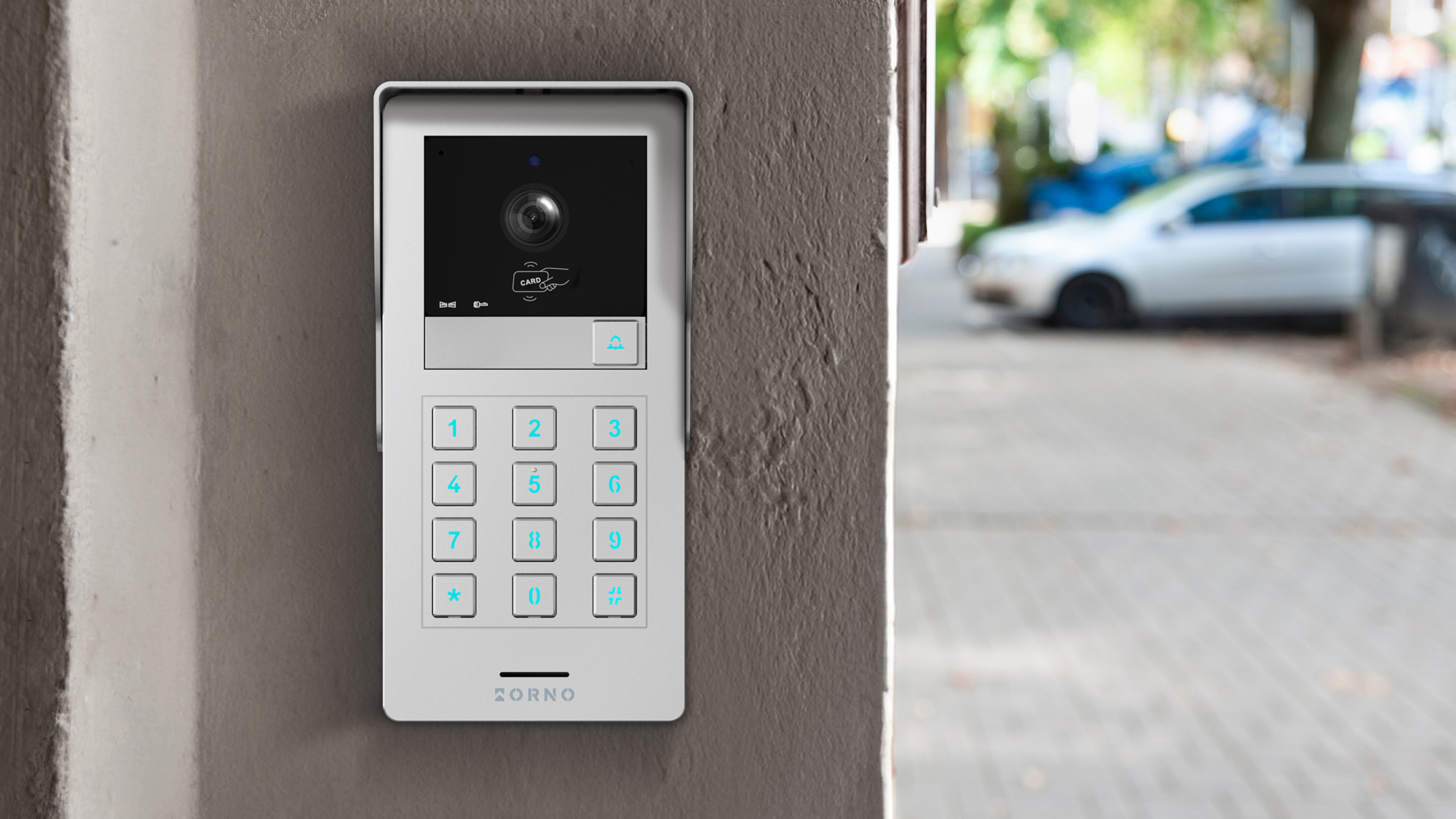 The GAYD video doorphone set intended for single family houses provides full control and monitoring over the entrance to the property.